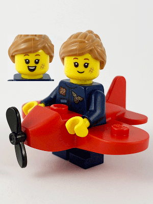 Airplane Girl (Minifigure Only) (col382)