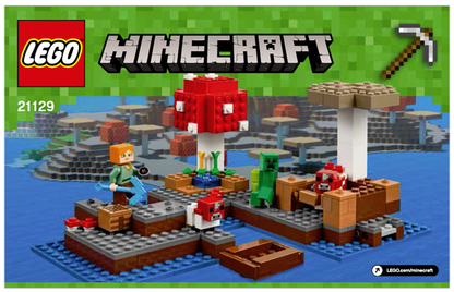 21129 The Mushroom Island (Used) LEGO Minecraft