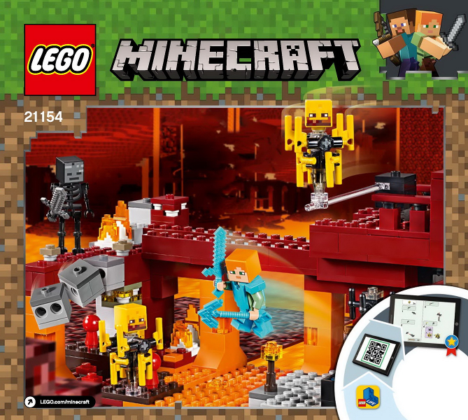 21154 The Blaze Bridge (Used) LEGO Minecraft