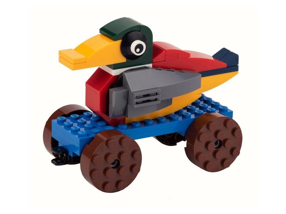 6258620 60th Anniversary Classic Wooden Duck (Retired) LEGO Promotional