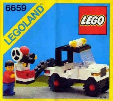 6659 TV Camera Crew (Used) LEGO Town