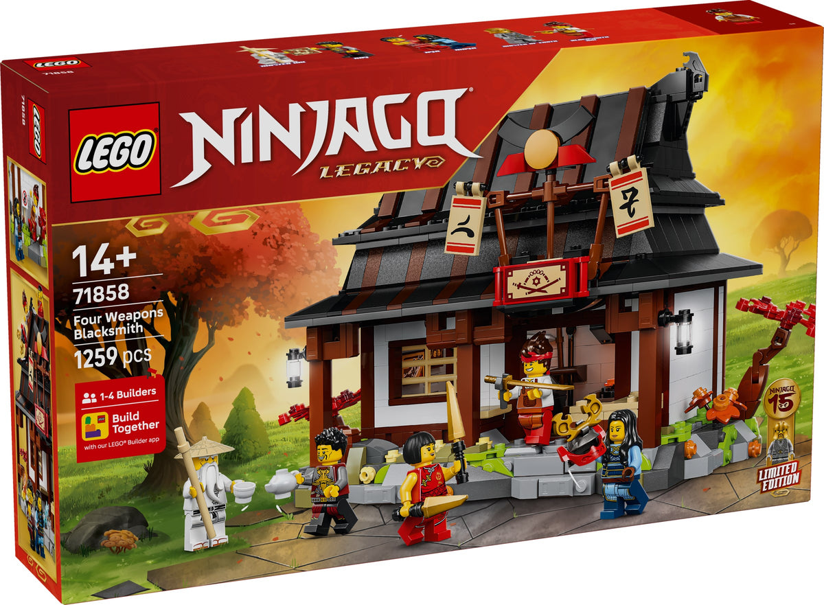 71858 Four Weapons Blacksmith 15th Anniversary (Retired) LEGO Ninjago
