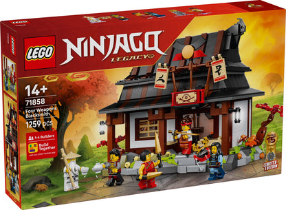 71858 Four Weapons Blacksmith 15th Anniversary (Retired) LEGO Ninjago