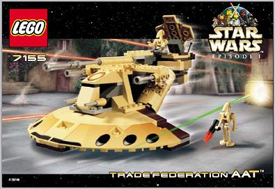 7155 Trade Federation AAT (Certified) LEGO Star Wars