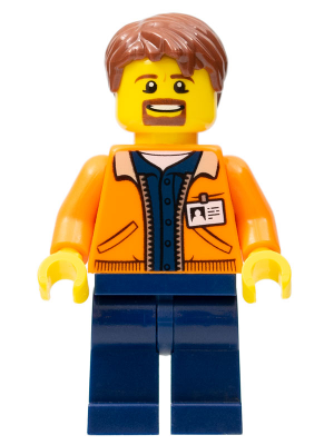 Miner - Equipment Operator with Beard, Reddish Brown Hair (cty0895)