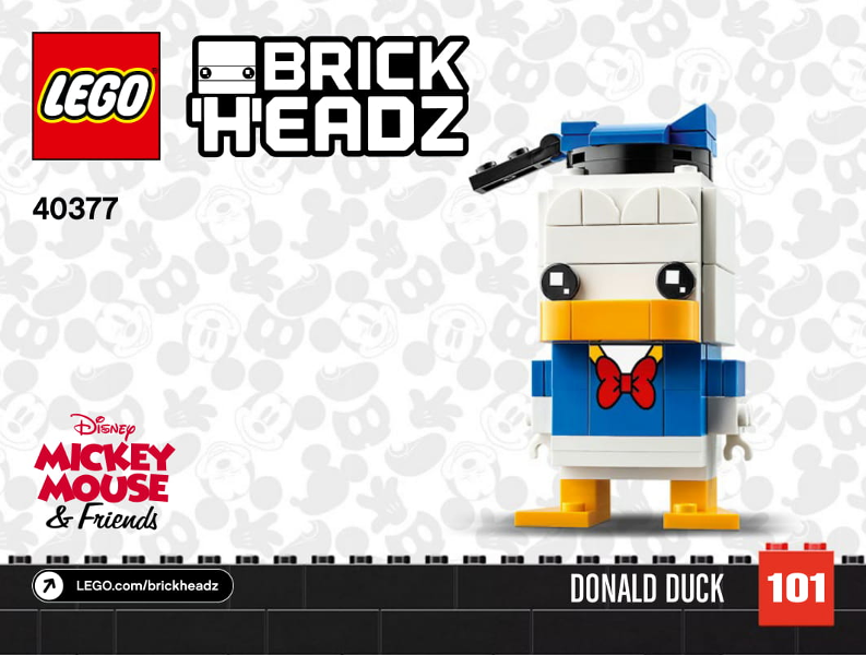 40377 Donald Duck (Used) LEGO BrickHeadz
