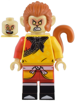 Monkey King - Yellow Robe, Black Bandana (mk126)