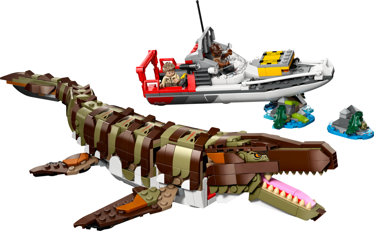 76974 Brick-Built Mosasaurus Boat Mission (Certified) LEGO Jurassic World