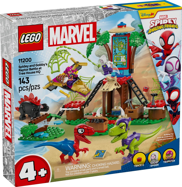11200 Spidey and Gobby's Raptor Battle at Tree House HQ (Retired) LEGO Super Heroes