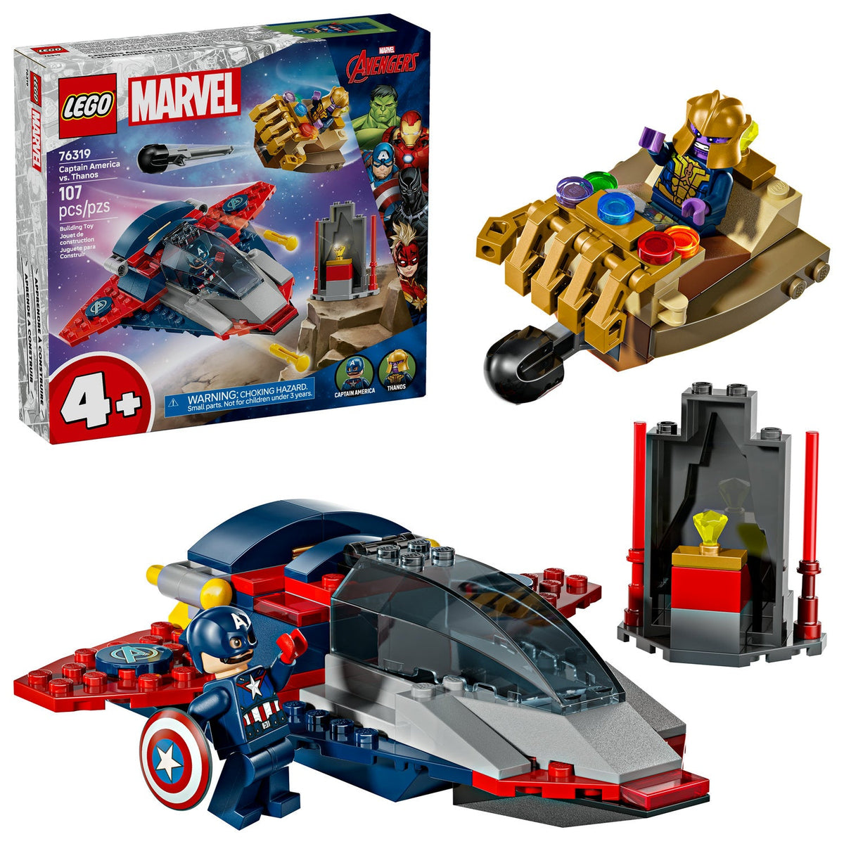 76319 Captain America vs. Thanos (Retired) LEGO Super Heroes