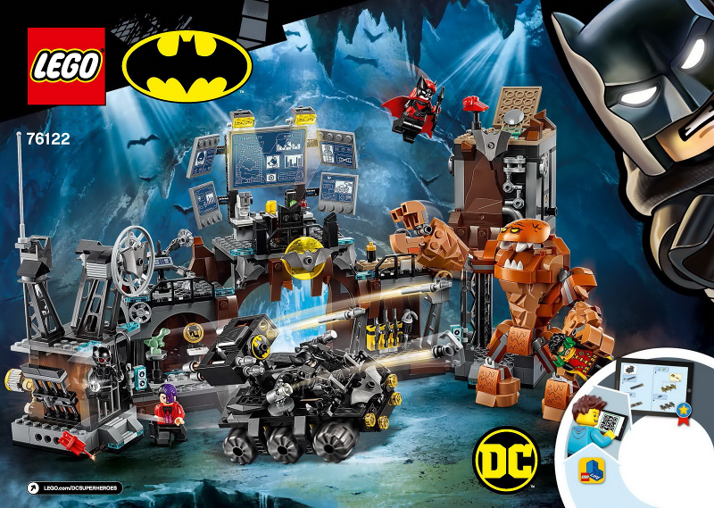 76122 Batcave Clayface Invasion (Used) LEGO Super Heroes