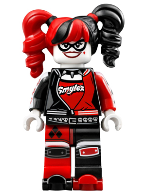 Harley Quinn - Pigtails, Black Eye Mask, Roller Skates (sh0306)