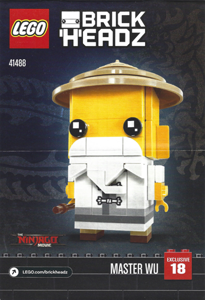 41488 Master Wu (Used) LEGO BrickHeadz