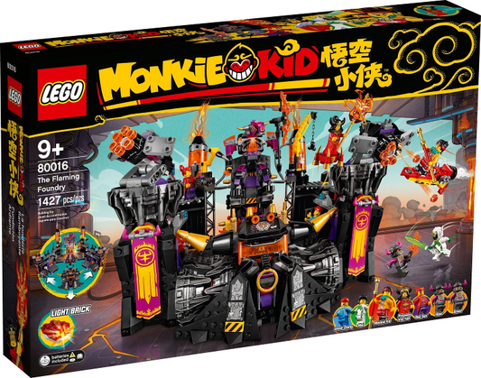 80016 The Flaming Foundry (Retired) LEGO Monkie Kid