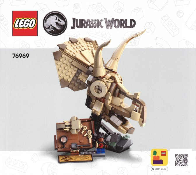 76969 Dinosaur Fossils: Triceratops Skull (Used) LEGO Jurassic World