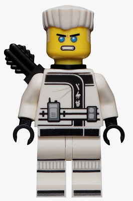 Zane - The LEGO Ninjago Movie, Hair, Quiver (njo0319)