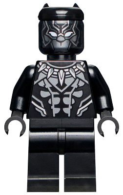 Black Panther - Dark Silver Armor, White Eyes (sh0807)