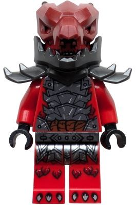 Dragonian Warrior - Open Mouth with Bottom Fangs (njo1054)