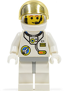 Space Port - Astronaut C1, White Legs with Light Gray Hips (spp003)