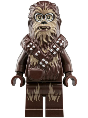 Chewbacca - Dark Brown, Medium Nougat Fur, Crossed Bandoliers, Goggles (sw0948)