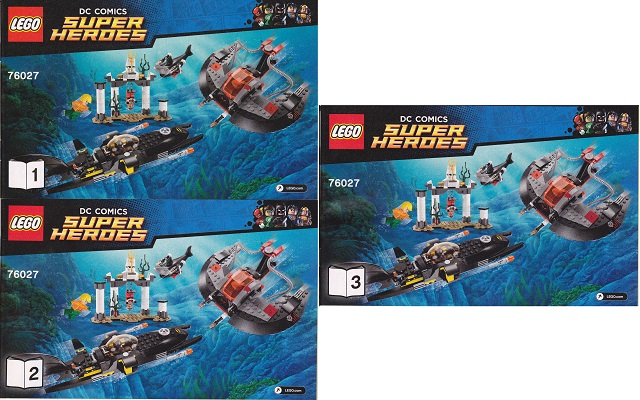 76027 Black Manta Deep Sea Strike (Used) LEGO Super Heroes