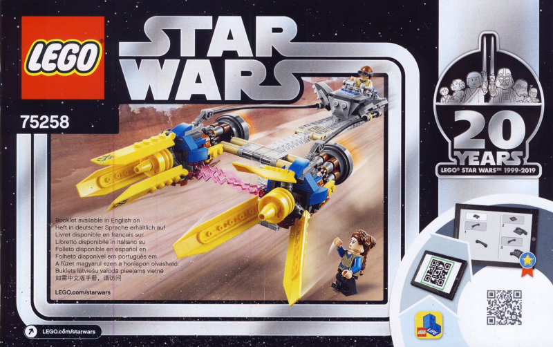 75258 Anakin's Podracer - 20th Anniversary Edition (Certified) LEGO Star Wars