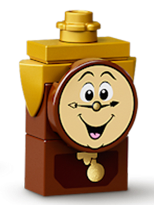 Cogsworth - Printed Face, 1 x 2 Brick Body with Pendulum Sticker (dp129s)