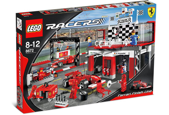 8672 Ferrari Finish Line (Retired) LEGO Racers