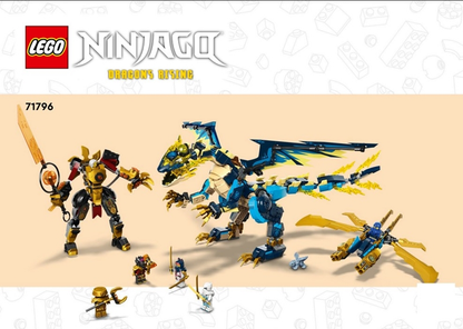 71796 Elemental Dragon vs. The Empress Mech (Used) LEGO Ninjago