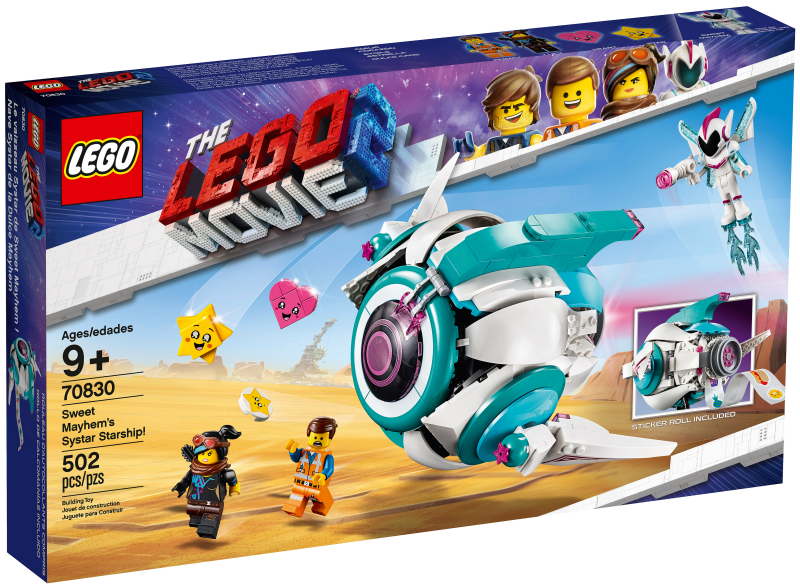 70830 Sweet Mayhem's Systar Starship! (Retired) LEGO The LEGO Movie 2
