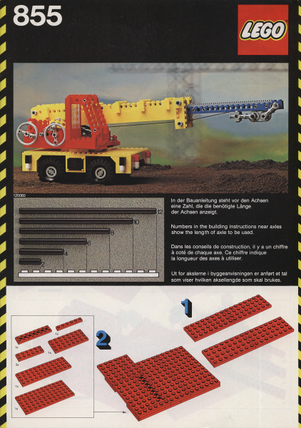 855 Mobile Crane (Certified) LEGO TECHNIC