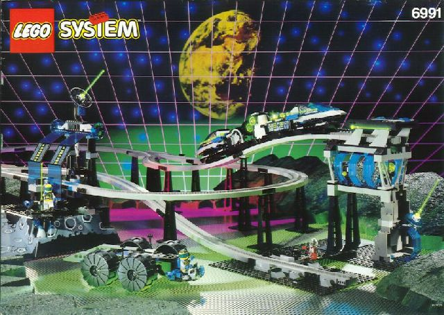 6991 Monorail Transport Base (Used) LEGO Space