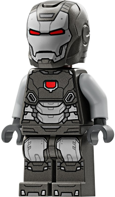 War Machine - Pearl Dark Gray and Light Bluish Gray Armor (sh0944)