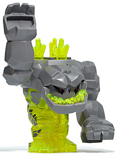 Geolix with 3 Crystals on Back (Rock Monster) (pm015)