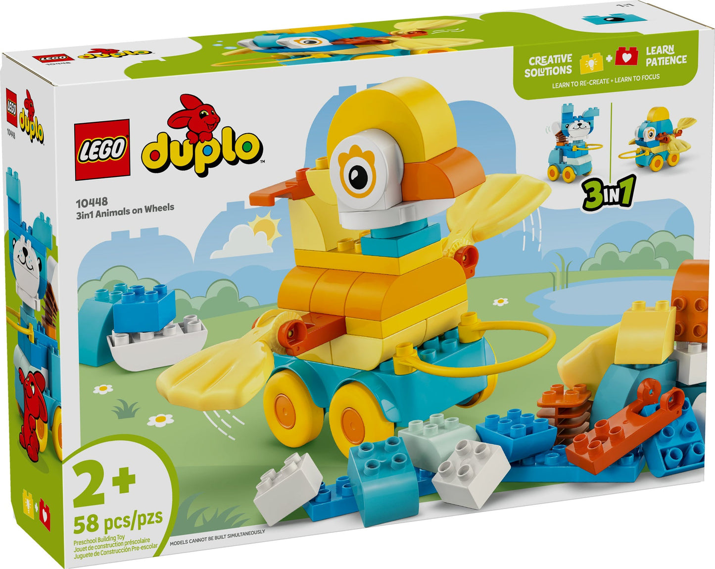 10448 3in1 Animals on Wheels