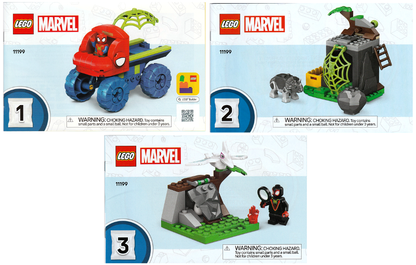 11199 Team Spidey Dino Crawler Rescue (Used) LEGO Super Heroes