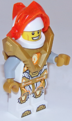 Lance Richmond - Trans-Neon Orange Visor, Pearl Gold Armor (nex141)