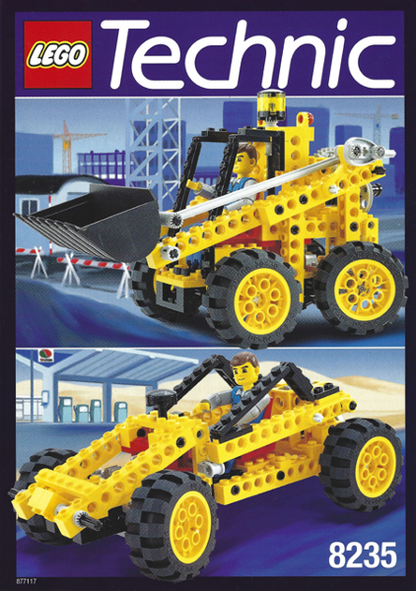 8235 Front End Loader / FL8 Front Loader (Certified) LEGO TECHNIC