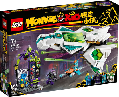 80020 White Dragon Horse Jet (Retired) LEGO Monkie Kid