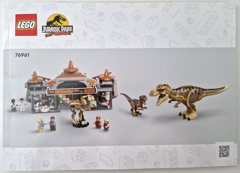 76961 Visitor Center: T. rex & Raptor Attack (Used) LEGO Jurassic World