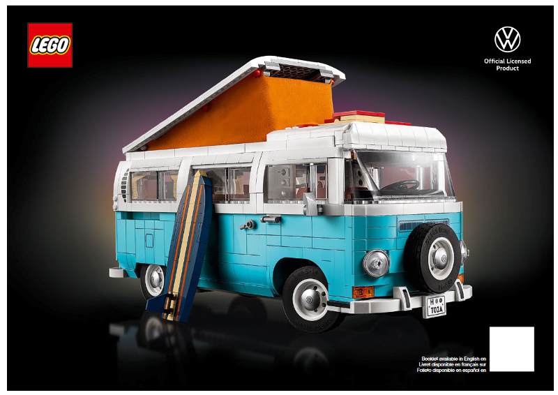 10279 Volkswagen T2 Camper Van (Used) LEGO Icons