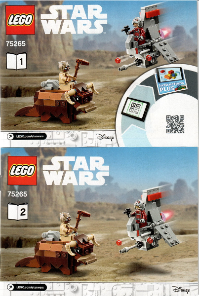 75265 T-16 Skyhopper vs Bantha Microfighters (Certified) LEGO Star Wars