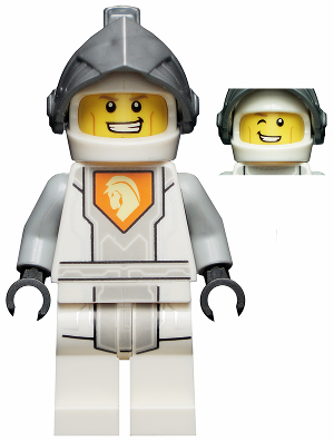 Lance Richmond - Flat Silver Visor (Battle Suit Lance) (nex082)