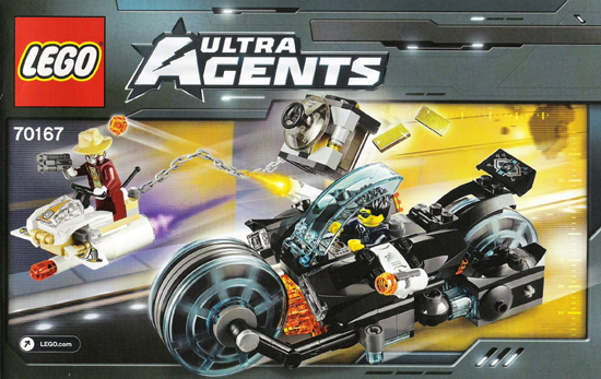 70167 Invizable Gold Getaway (Used) LEGO Ultra Agents