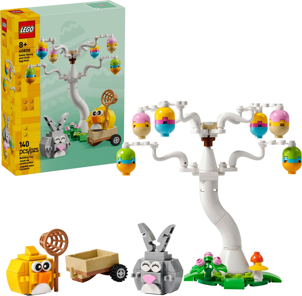 40808 Easter Bunny and Chick Egg Hunt (Retired) LEGO Seasonal