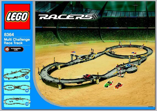 8364 Multi-Challenge Race Track (Used) LEGO Racers