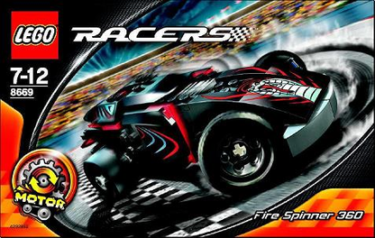 8669 Fire Spinner 360 (Certified) LEGO Racers