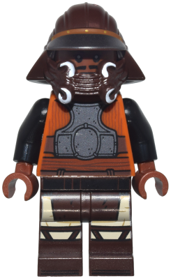 Lando Calrissian - Skiff Guard, Dark Brown Printed Legs (sw1369)