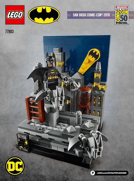 77903 The Dark Knight of Gotham City (Comic-Con Exclusive) (Used) LEGO Super Heroes