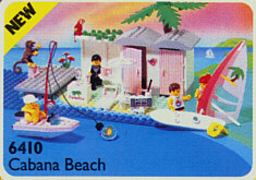 6410 Cabana Beach (Retired) LEGO Town